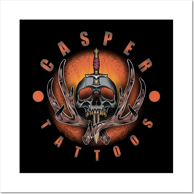 Casper Tattoos Logo Wall Art by Casper Tattoos